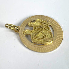 Load image into Gallery viewer, Vintage 14K Yellow Gold Abstract Art Couple Pendant Medal
