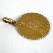 Load image into Gallery viewer, French Notre Dame de Rocamadour Virgin Mary 18 Karat Yellow Gold Medal Charm
