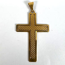 Load image into Gallery viewer, Vintage French 18K Yellow Gold Cross Pendant
