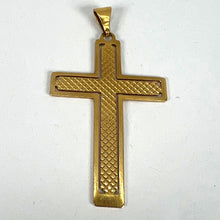Load image into Gallery viewer, Vintage French 18K Yellow Gold Cross Pendant
