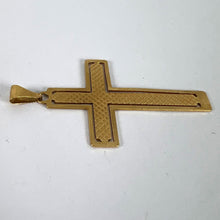 Load image into Gallery viewer, Vintage French 18K Yellow Gold Cross Pendant
