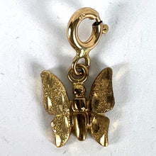 Load image into Gallery viewer, Butterfly 9K Yellow Gold Charm Pendant
