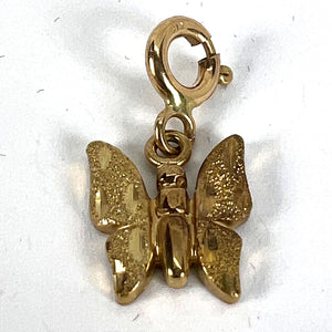 Butterfly 9K Yellow Gold Charm Pendant