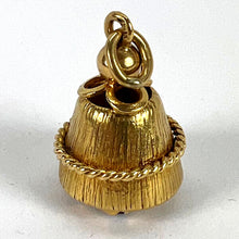 Load image into Gallery viewer, Vintage 18 Karat Yellow Gold Amethyst Barrel Charm Pendant
