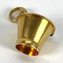 Load image into Gallery viewer, Vintage 18 Karat Yellow Gold Champagne Bucket Charm Pendant
