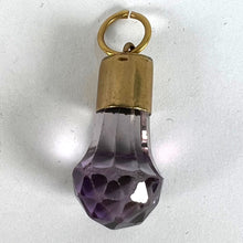 Load image into Gallery viewer, Antique 18K Yellow Gold Amethyst Fob Charm Pendant
