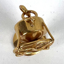 Load image into Gallery viewer, Vintage 18K Yellow Gold Mechanical Desk Fan Charm Pendant
