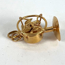Load image into Gallery viewer, Vintage 18K Yellow Gold Mechanical Desk Fan Charm Pendant

