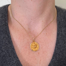 Load image into Gallery viewer, French Perroud Large Cancer Zodiac Starsign 18K Yellow Gold Charm Pendant
