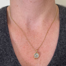 Load image into Gallery viewer, Vintage French 18K Yellow Gold Compass Charm Pendant
