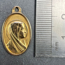 Load image into Gallery viewer, French Paul Brandt 18K Yellow Gold Virgin Mary Charm Pendant Medal
