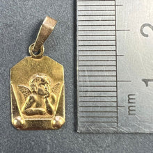 Load image into Gallery viewer, French Raphael’s Cherub 18K Yellow Gold Charm Pendant
