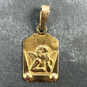 French Raphael’s Cherub 18K Yellow Gold Charm Pendant