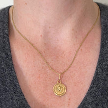 Load image into Gallery viewer, French Gemini Zodiac Starsign 18K Yellow Gold Perroud Charm Pendant

