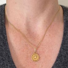 Load image into Gallery viewer, French Cancer Zodiac Starsign 18K Yellow Gold Perroud Charm Pendant
