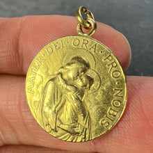 Load image into Gallery viewer, French 18K Yellow Gold Madonna and Child Medal Pendant
