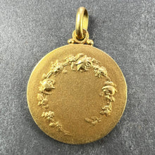 Load image into Gallery viewer, French Becker Virgin Mary Mother of Pearl 18K Yellow Gold Charm Pendant
