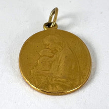 Load image into Gallery viewer, French 22K Yellow Gold Oscar Roty Madonna and Child Charm Pendant
