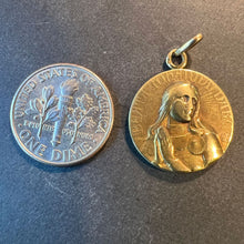 Load image into Gallery viewer, French Vernon Saint Joan of Arc 18K Yellow Gold Medal Pendant

