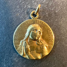 Load image into Gallery viewer, French Vernon Saint Joan of Arc 18K Yellow Gold Medal Pendant
