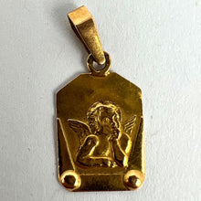 Load image into Gallery viewer, French Raphael’s Cherub 18K Yellow Gold Charm Pendant
