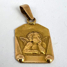 Load image into Gallery viewer, French Raphael’s Cherub 18K Yellow Gold Charm Pendant
