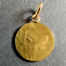 Load image into Gallery viewer, Antique French Rasumny Saint Joseph Jesus Christ 18K Yellow Gold Medal Pendant
