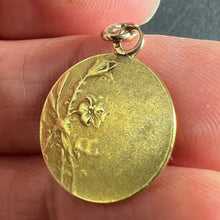 Load image into Gallery viewer, Antique French Rasumny Saint Joseph Jesus Christ 18K Yellow Gold Medal Pendant
