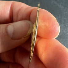 Load image into Gallery viewer, French Virgin Mary Regina Virginium 18K Yellow Gold Medal Pendant
