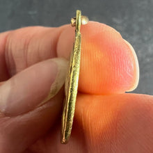 Load image into Gallery viewer, Antique French Holy Angel 18K Yellow Gold Religious Pendant Medal
