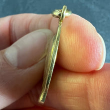 Load image into Gallery viewer, French Becker Virgin Mary 18K Yellow Gold Charm Pendant Religious Medal
