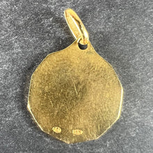 Load image into Gallery viewer, Italian Saint Therese 18K Yellow Gold Charm Medal Pendant
