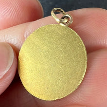 Load image into Gallery viewer, French Tairac Saint Joseph and Jesus 18K Yellow Gold Medal Pendant
