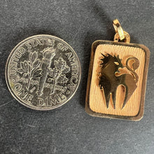 Load image into Gallery viewer, French Leo Starsign Zodiac 18K Yellow Gold Charm Medal Pendant
