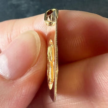 Load image into Gallery viewer, French Libra Starsign Zodiac 18K Yellow Gold Charm Medal Pendant
