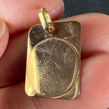 Load image into Gallery viewer, French Libra Starsign Zodiac 18K Yellow Gold Charm Medal Pendant
