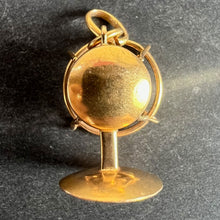 Load image into Gallery viewer, Vintage 18K Yellow Gold Mechanical Desk Fan Charm Pendant
