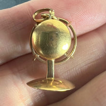 Load image into Gallery viewer, Vintage 18K Yellow Gold Mechanical Desk Fan Charm Pendant
