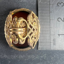 Load image into Gallery viewer, Large Antique Victorian Carnelian 9K Yellow Gold Charm Pendant Fob Seal
