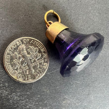 Load image into Gallery viewer, Vintage Large 18K Yellow Gold Paste Fob Charm Pendant
