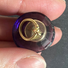 Load image into Gallery viewer, Vintage Large 18K Yellow Gold Paste Fob Charm Pendant
