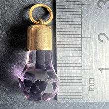 Load image into Gallery viewer, Antique 18K Yellow Gold Amethyst Fob Charm Pendant
