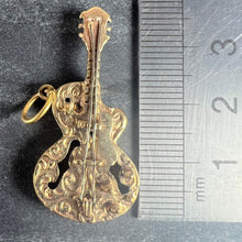 Load image into Gallery viewer, Vintage 9K Yellow Gold Electric Guitar Charm Pendant
