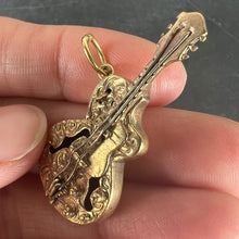 Load image into Gallery viewer, Vintage 9K Yellow Gold Electric Guitar Charm Pendant
