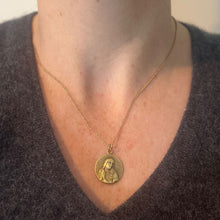 Load image into Gallery viewer, French Vernon Saint Joan of Arc 18K Yellow Gold Medal Pendant

