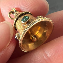 Load image into Gallery viewer, Vintage 18 Karat Yellow Gold Bell Charm Pendant
