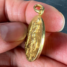 Load image into Gallery viewer, French Guilbert Saint Christopher 18K Yellow Gold Pendant Medal
