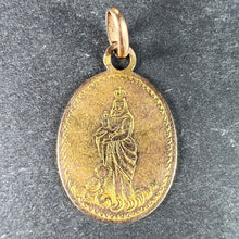 Load image into Gallery viewer, French Madonna and Child 18K Rose Gold Charm Pendant
