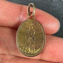 Load image into Gallery viewer, French Madonna and Child 18K Rose Gold Charm Pendant
