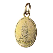 Load image into Gallery viewer, French Madonna and Child 18K Rose Gold Charm Pendant
